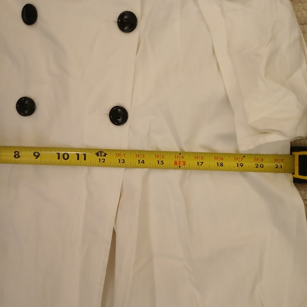 Caara Maxi Skirt Button Decoration Out Pockets White Size XL Used - Picture 10 of 14